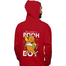 Load image into Gallery viewer, Shirts Pullover Hoodies, Unisex / Small / Red I&#39;m Just A Pooh Boy
