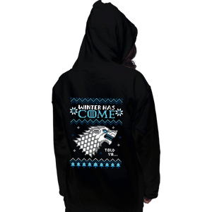 Secret_Shirts Pullover Hoodies, Unisex / Small / Black Ugly Winter