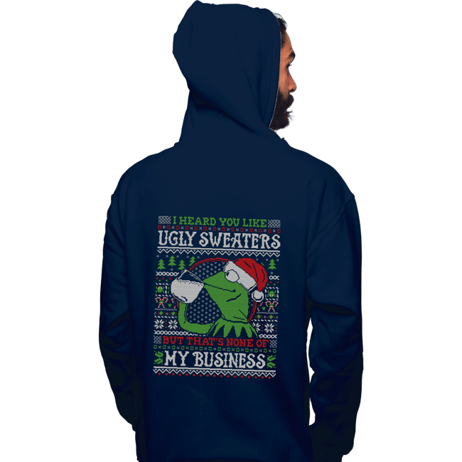 Daily_Deal_Shirts Pullover Hoodies, Unisex / Small / Navy My Business