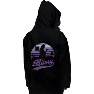 Shirts Pullover Hoodies, Unisex / Small / Black Misery Sunset