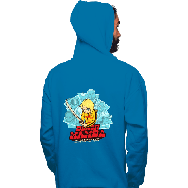 Daily_Deal_Shirts Pullover Hoodies, Unisex / Small / Sapphire Black Mamba vs Deadly Vipers