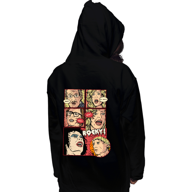 Daily_Deal_Shirts Pullover Hoodies, Unisex / Small / Black Janet, Dr. Scott, Janet, Brad, Rocky!