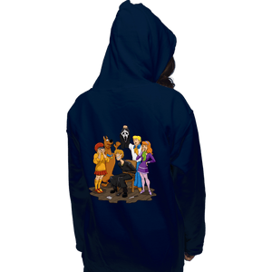 Secret_Shirts Pullover Hoodies, Unisex / Small / Navy Scooby Suprise