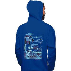 Shirts Pullover Hoodies, Unisex / Small / Royal Blue Green Hill Zone