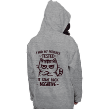 Load image into Gallery viewer, Daily_Deal_Shirts Pullover Hoodies, Unisex / Small / Sports Grey Patience Tested
