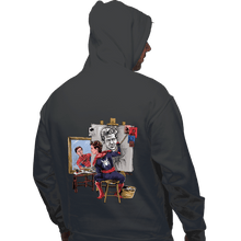 Load image into Gallery viewer, Daily_Deal_Shirts Pullover Hoodies, Unisex / Small / Charcoal Spidey Portrait
