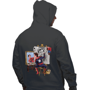 Daily_Deal_Shirts Pullover Hoodies, Unisex / Small / Charcoal Spidey Portrait