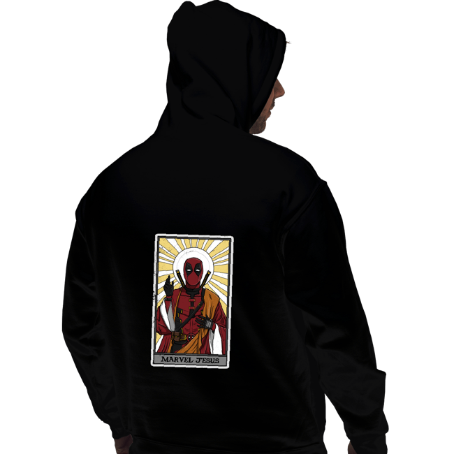 Daily_Deal_Shirts Pullover Hoodies, Unisex / Small / Black Marvel Jesus