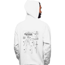 Load image into Gallery viewer, Shirts Pullover Hoodies, Unisex / Small / White The Invincible Black Knight
