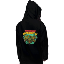 Load image into Gallery viewer, Shirts Zippered Hoodies, Unisex / Small / Black Murder Hornets
