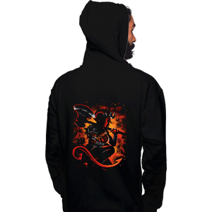 Daily_Deal_Shirts Pullover Hoodies, Unisex / Small / Black The Tiefling Warrior