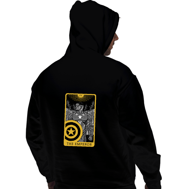 Shirts Pullover Hoodies, Unisex / Small / Black Tarot The Emperor