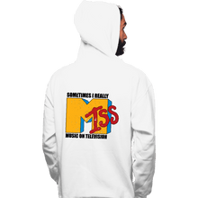 Load image into Gallery viewer, Secret_Shirts Pullover Hoodies, Unisex / Small / White I Miss Music
