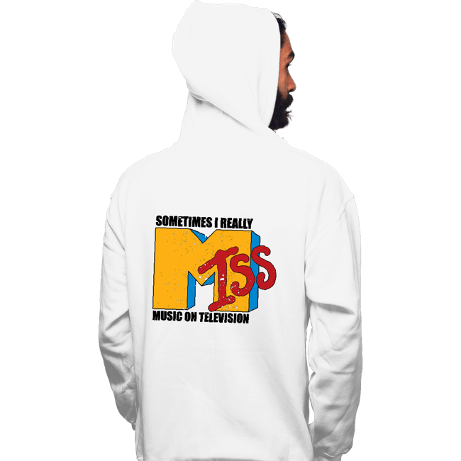 Secret_Shirts Pullover Hoodies, Unisex / Small / White I Miss Music