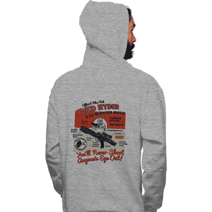 Daily_Deal_Shirts Pullover Hoodies, Unisex / Small / Sports Grey Red Ryder Blaster