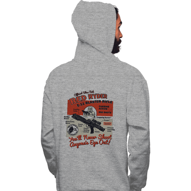 Daily_Deal_Shirts Pullover Hoodies, Unisex / Small / Sports Grey Red Ryder Blaster