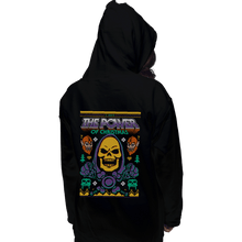 Load image into Gallery viewer, Shirts Pullover Hoodies, Unisex / Small / Black The Skele-Power Of Christmas
