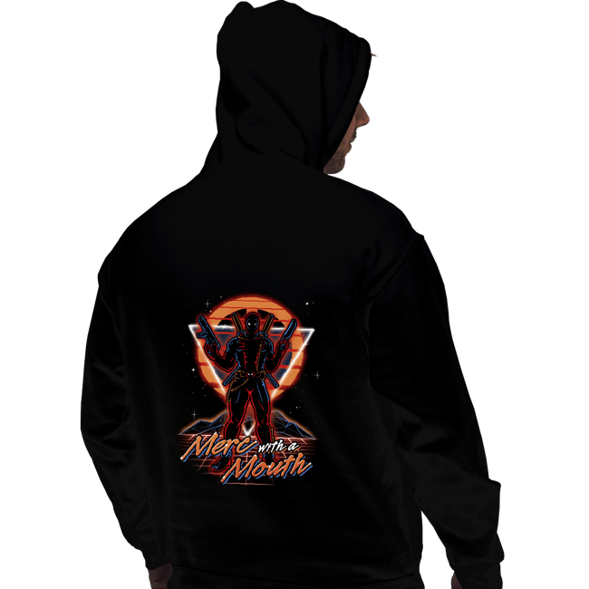 Shirts Pullover Hoodies, Unisex / Small / Black Retro Mercenary