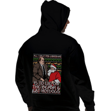 Load image into Gallery viewer, Shirts Pullover Hoodies, Unisex / Small / Black Santa&#39;s Lap
