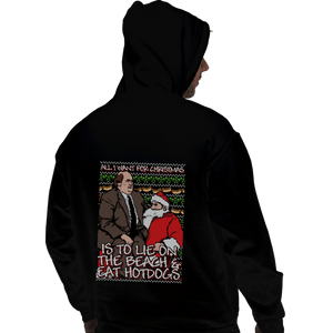 Shirts Pullover Hoodies, Unisex / Small / Black Santa's Lap