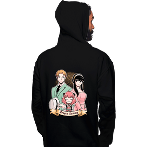 Daily_Deal_Shirts Pullover Hoodies, Unisex / Small / Black Spy Family Portrait