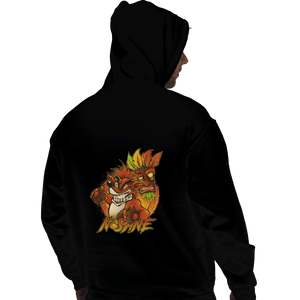 Shirts Pullover Hoodies, Unisex / Small / Black Nsane Bandicoot