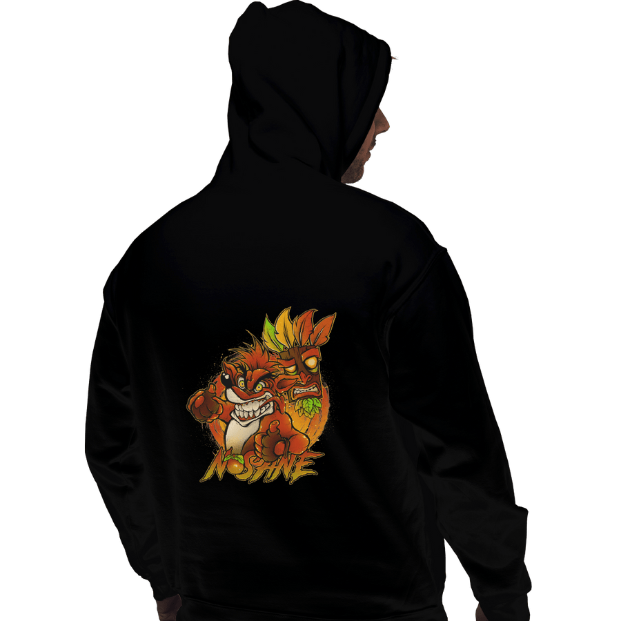 Shirts Pullover Hoodies, Unisex / Small / Black Nsane Bandicoot