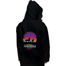 Load image into Gallery viewer, Shirts Pullover Hoodies, Unisex / Small / Black Retro Matata
