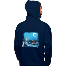 Load image into Gallery viewer, Daily_Deal_Shirts Pullover Hoodies, Unisex / Small / Navy Fighting Evil By Moonlight
