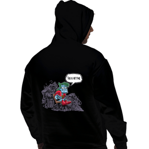 Daily_Deal_Shirts Pullover Hoodies, Unisex / Small / Black This Is Not Fine