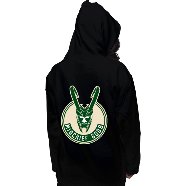 Shirts Pullover Hoodies, Unisex / Small / Black Mischief Gods