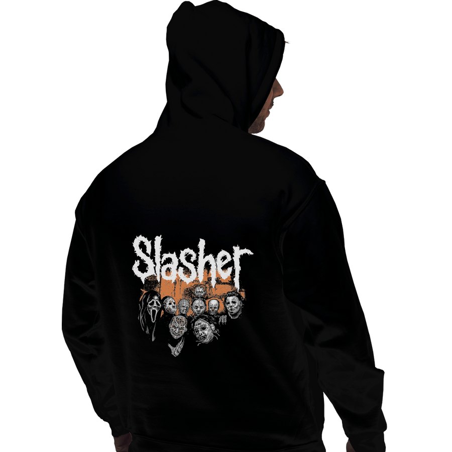 Shirts Zippered Hoodies, Unisex / Small / Black Slasher