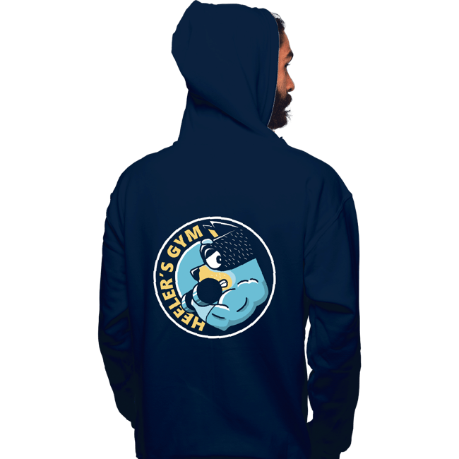 Daily_Deal_Shirts Pullover Hoodies, Unisex / Small / Navy Heeler's Gym