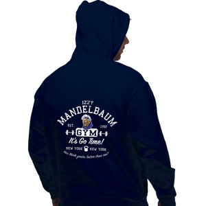 Secret_Shirts Pullover Hoodies, Unisex / Small / Navy Mandelbaum Gym