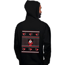 Load image into Gallery viewer, Shirts Pullover Hoodies, Unisex / Small / Black Festive Duck Hunt
