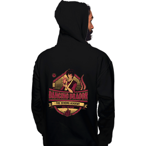 Daily_Deal_Shirts Pullover Hoodies, Unisex / Small / Black Dancing Dragon
