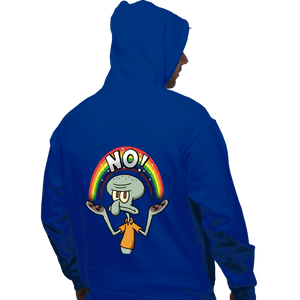 Daily_Deal_Shirts Pullover Hoodies, Unisex / Small / Royal Blue No!
