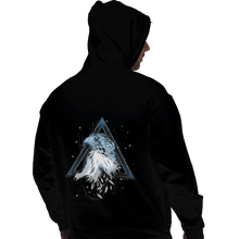 Load image into Gallery viewer, Shirts Pullover Hoodies, Unisex / Small / Black Wings of Silver Nerves of Steel
