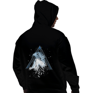 Shirts Pullover Hoodies, Unisex / Small / Black Wings of Silver Nerves of Steel
