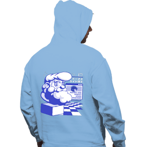 Secret_Shirts Pullover Hoodies, Unisex / Small / Royal Blue Light Wave
