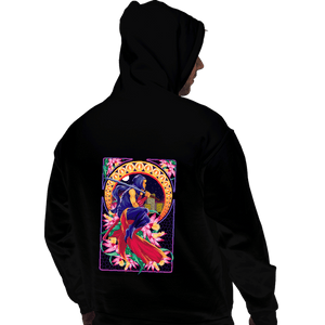 Daily_Deal_Shirts Pullover Hoodies, Unisex / Small / Black Ninja Art Nouveau Gaiden