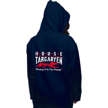 Load image into Gallery viewer, Daily_Deal_Shirts Pullover Hoodies, Unisex / Small / Navy House Targaryen
