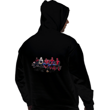 Load image into Gallery viewer, Secret_Shirts Pullover Hoodies, Unisex / Small / Black Spider Lunch
