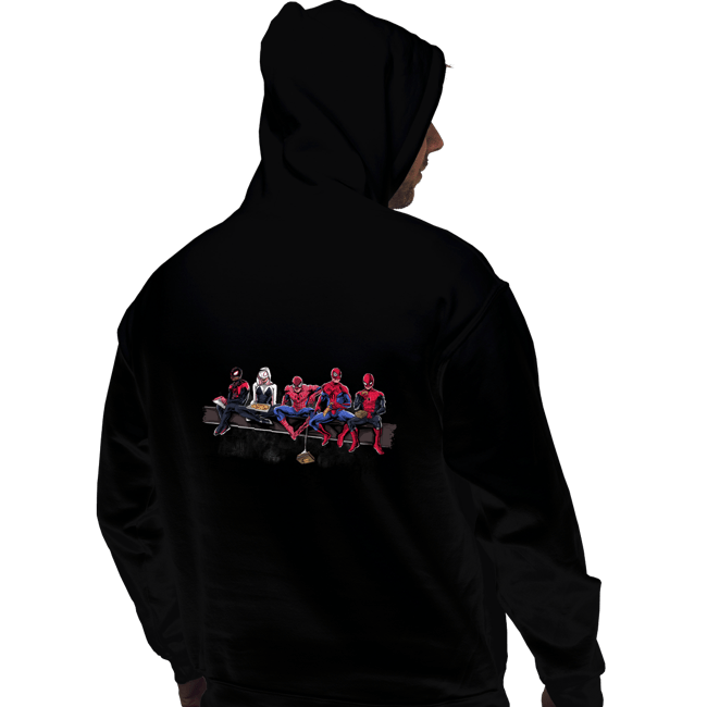 Secret_Shirts Pullover Hoodies, Unisex / Small / Black Spider Lunch