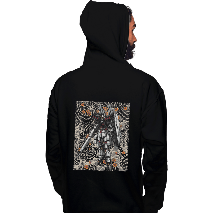 Shirts Zippered Hoodies, Unisex / Small / Black The VGundam Double Fin Funnel