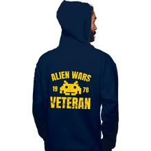 Load image into Gallery viewer, Secret_Shirts Pullover Hoodies, Unisex / Small / Navy Alien Wars

