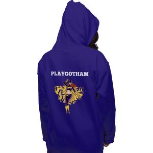 Shirts Pullover Hoodies, Unisex / Small / Violet Playgotham Batgirl