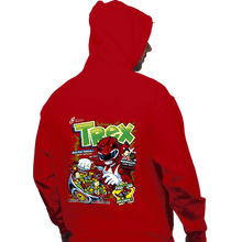 Load image into Gallery viewer, Daily_Deal_Shirts Pullover Hoodies, Unisex / Small / Red T-Rex Cereal
