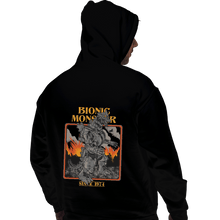 Load image into Gallery viewer, Shirts Pullover Hoodies, Unisex / Small / Black Bionic Monster Since 1974

