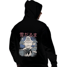 Load image into Gallery viewer, Shirts Pullover Hoodies, Unisex / Small / Black Kaiju Snowman
